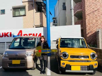 ハスラー ご納車おめでとうございます